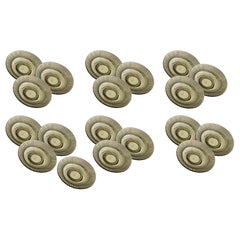 Set of 19 Art Glass Plates, 1970s