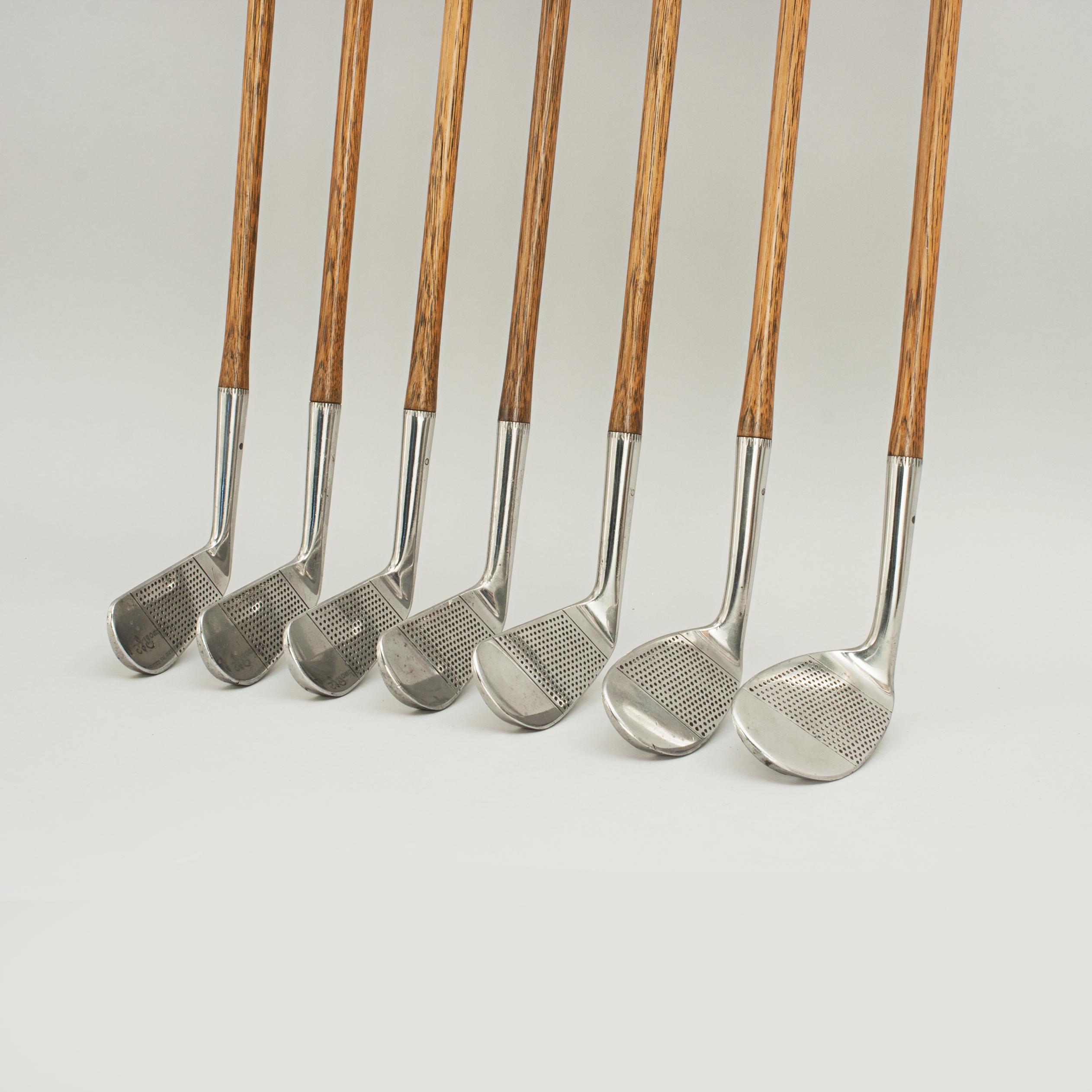 Set of 1920s Hickory Shafted Golf Clubs 3