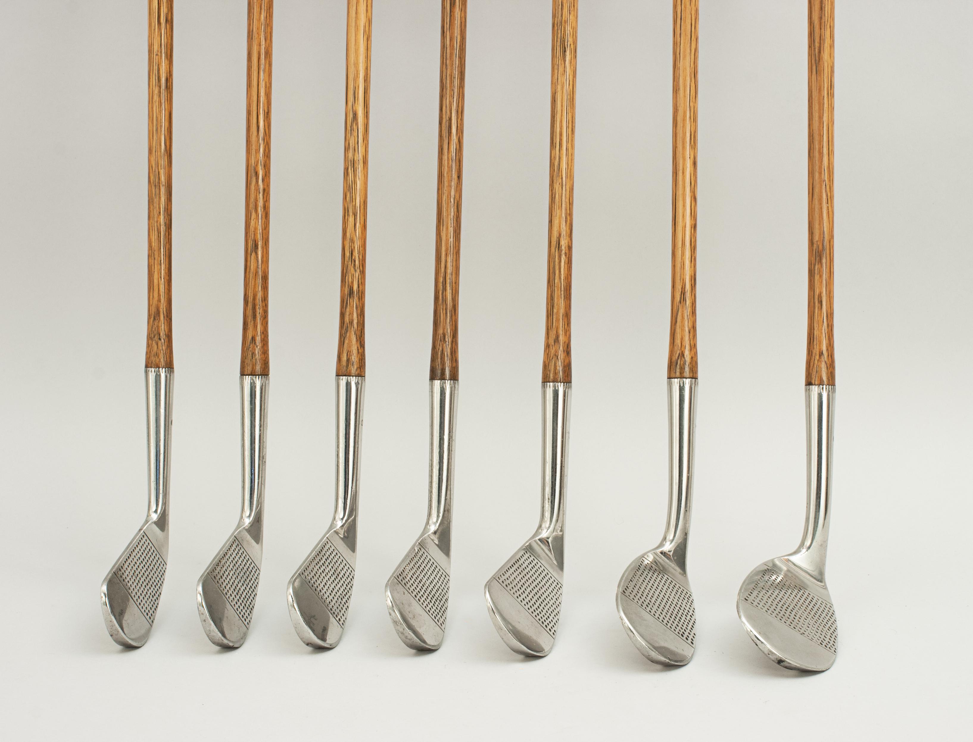 Set of 1920s Hickory Shafted Golf Clubs 6