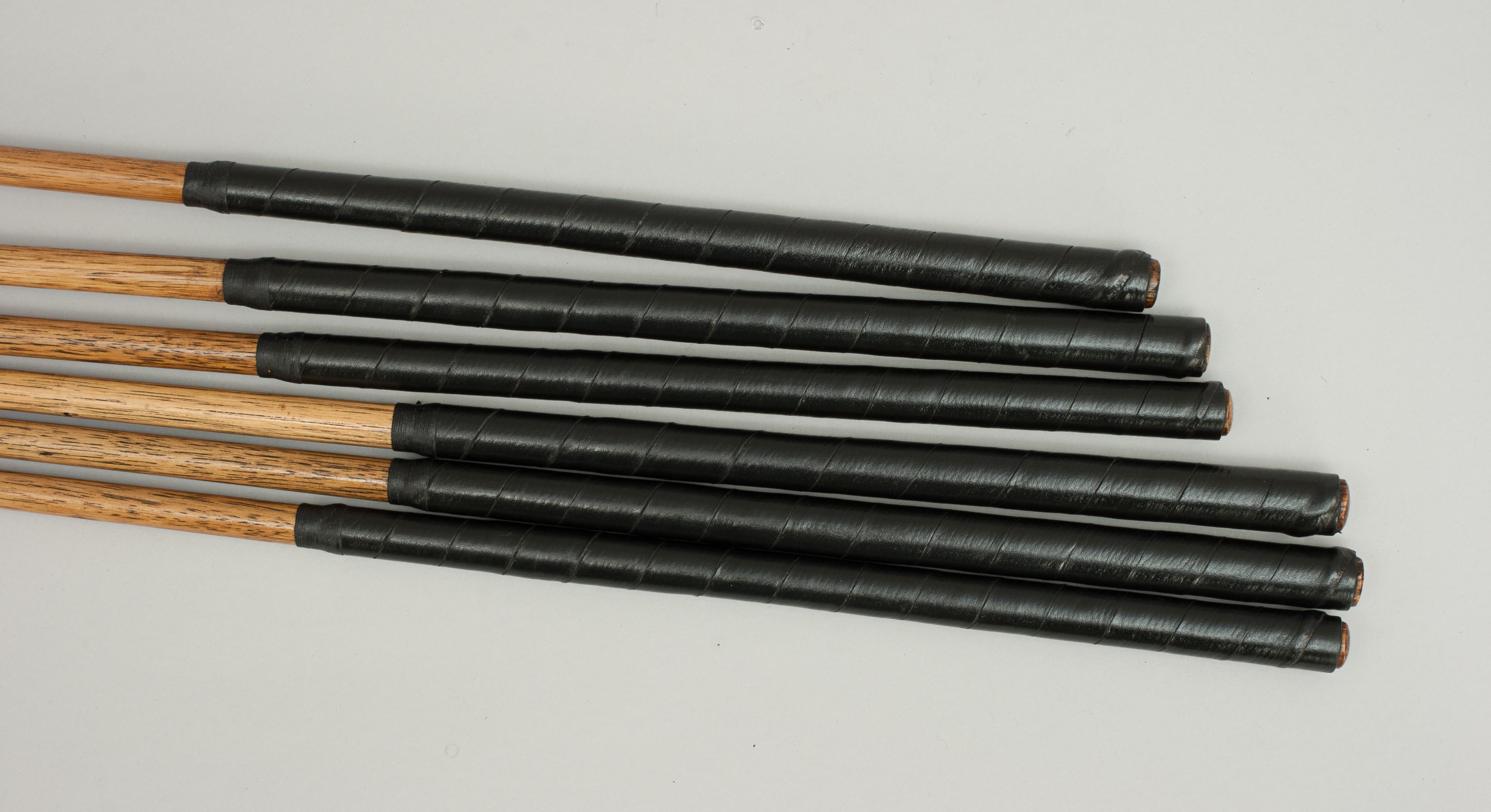 Set of 1920s Hickory Shafted Golf Clubs 7