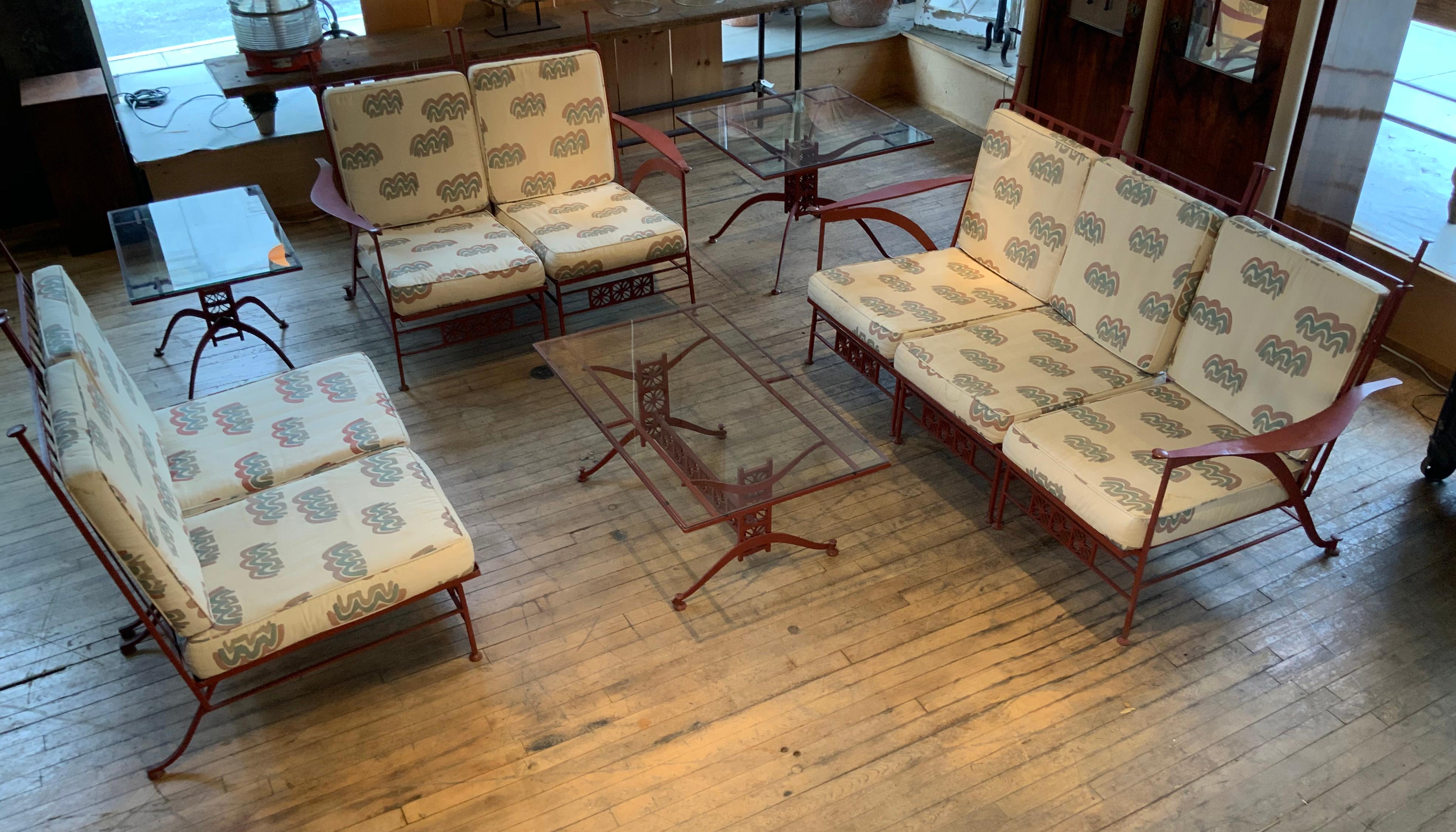 Set of 1950s El Prado Lounge Seating from Salterini In Good Condition In Hudson, NY