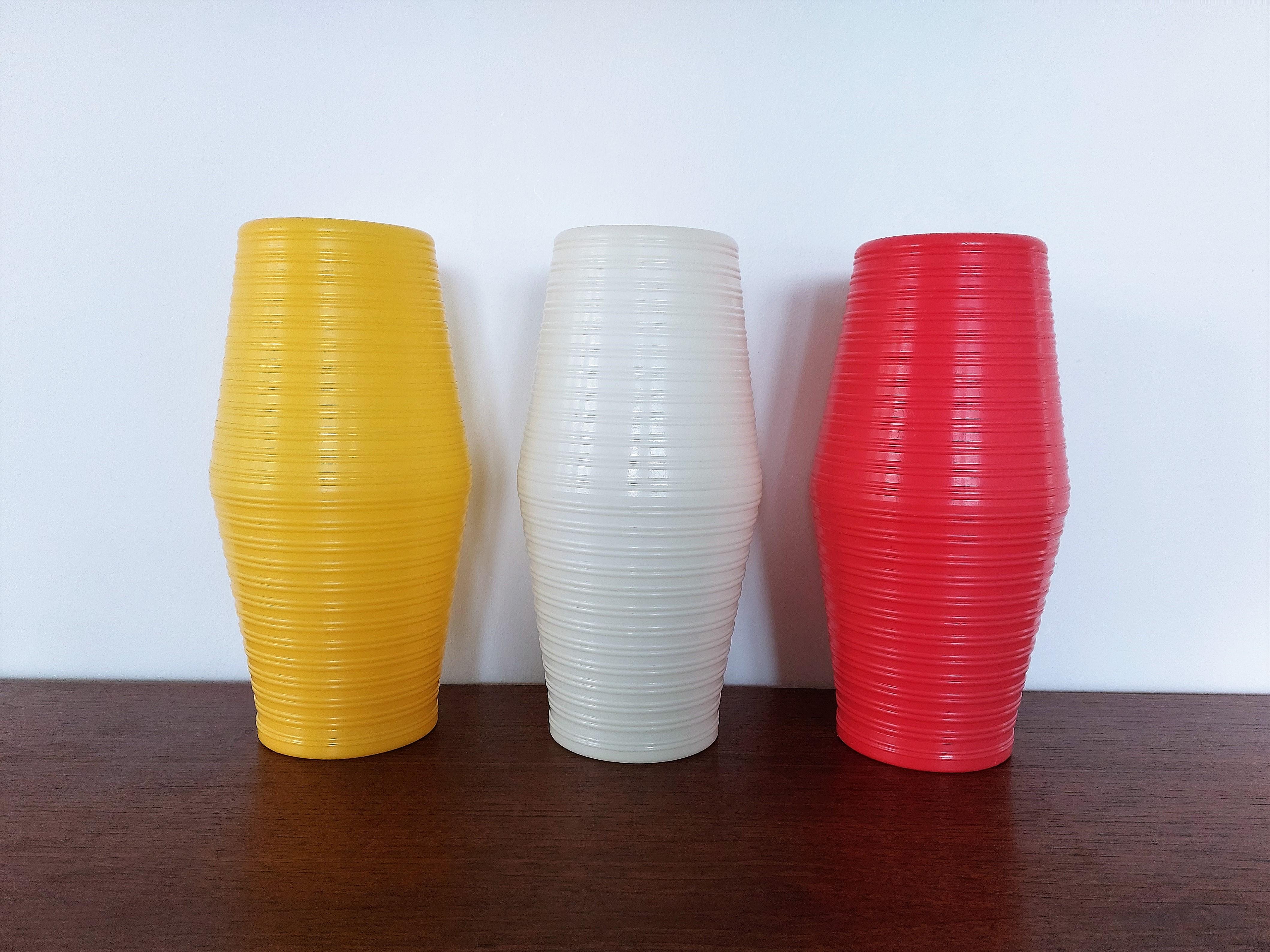 Plastic Set of 1950's Table Lamps with Extra Shade, Sourced in Denmark For Sale