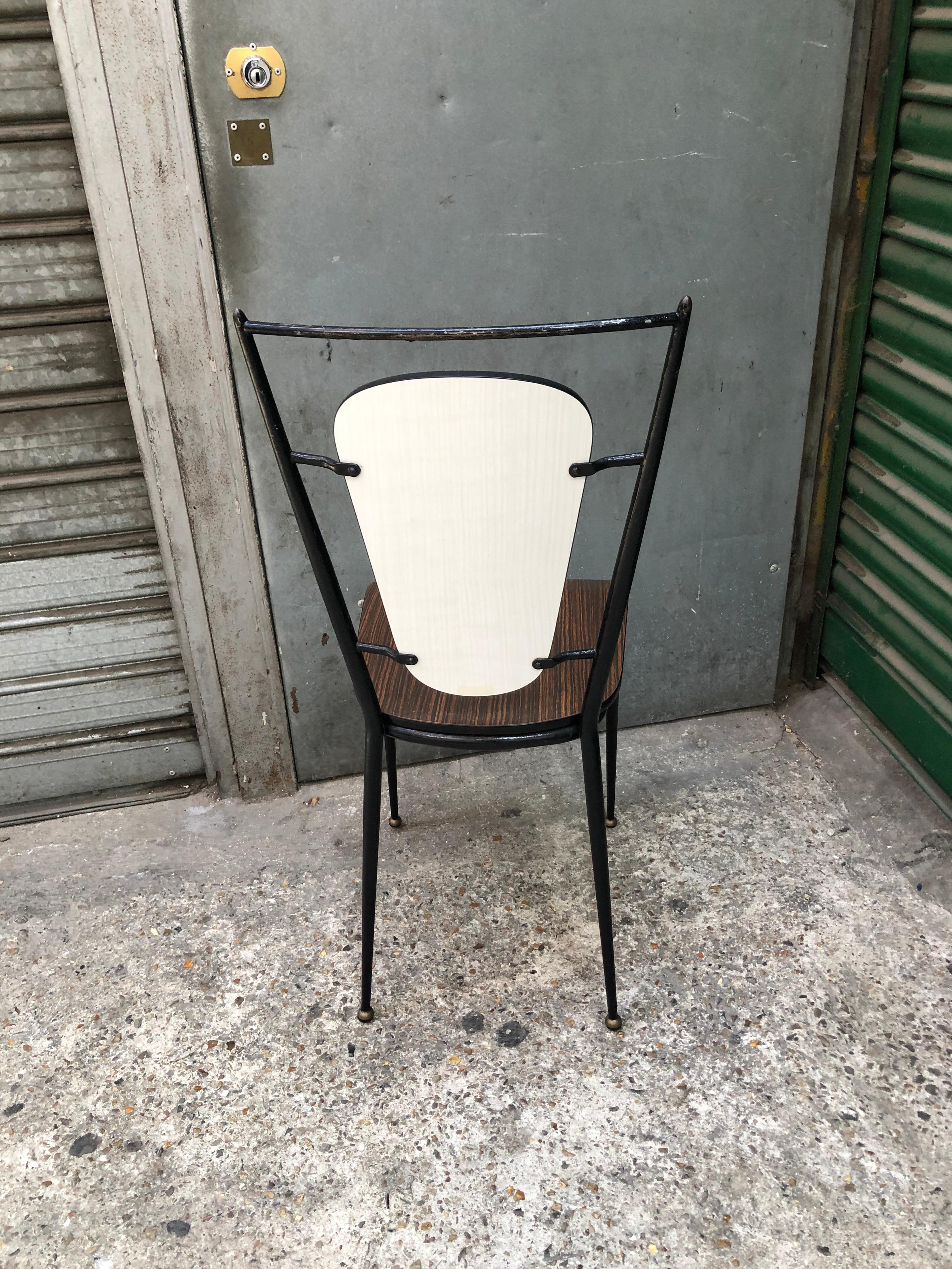 Forgé Ensemble de chaises des années 1960 en vente