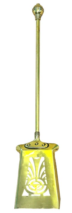 Set Of 19th Century Brass Fire Tools