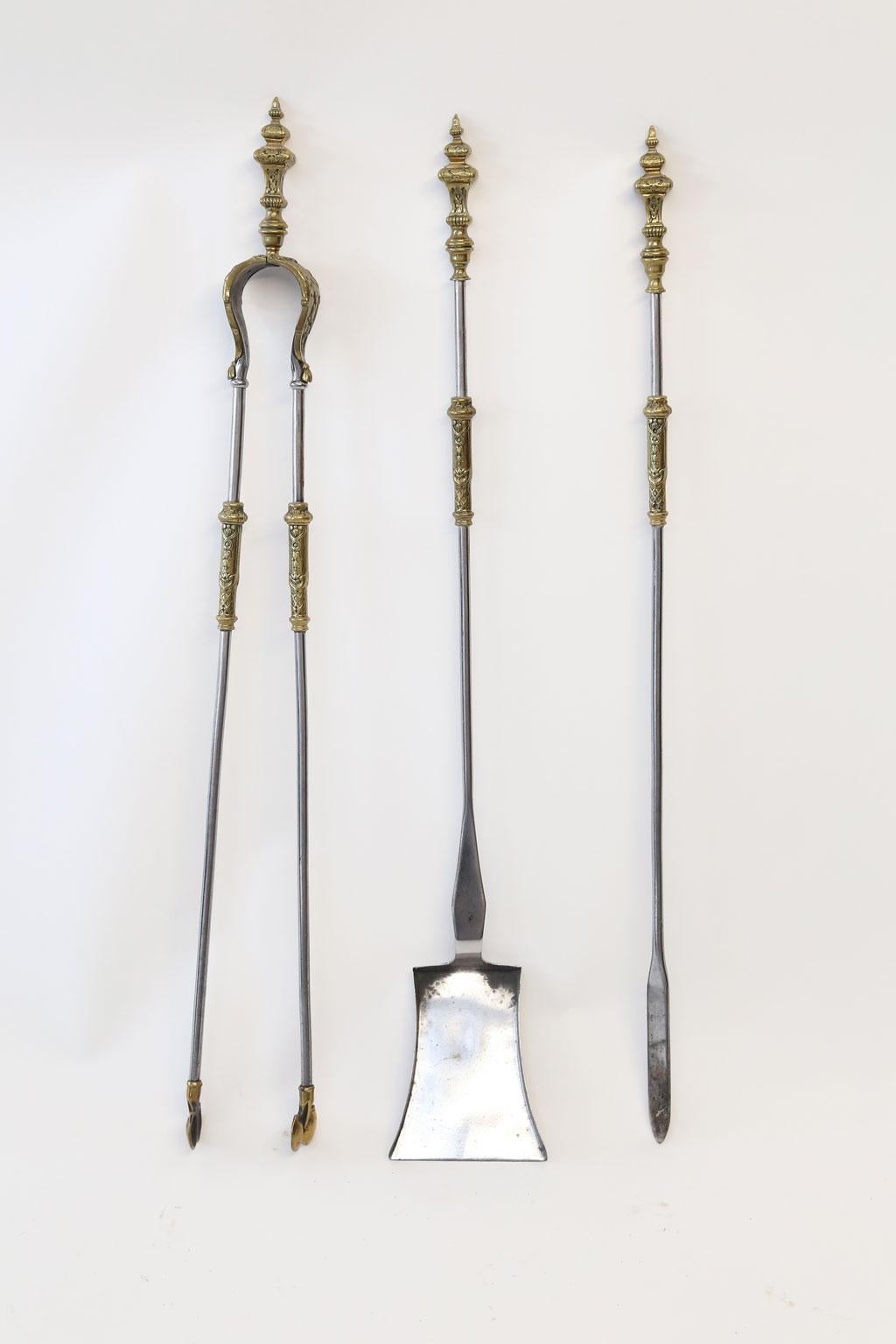 Set of 19th Century English Fire Tools 12