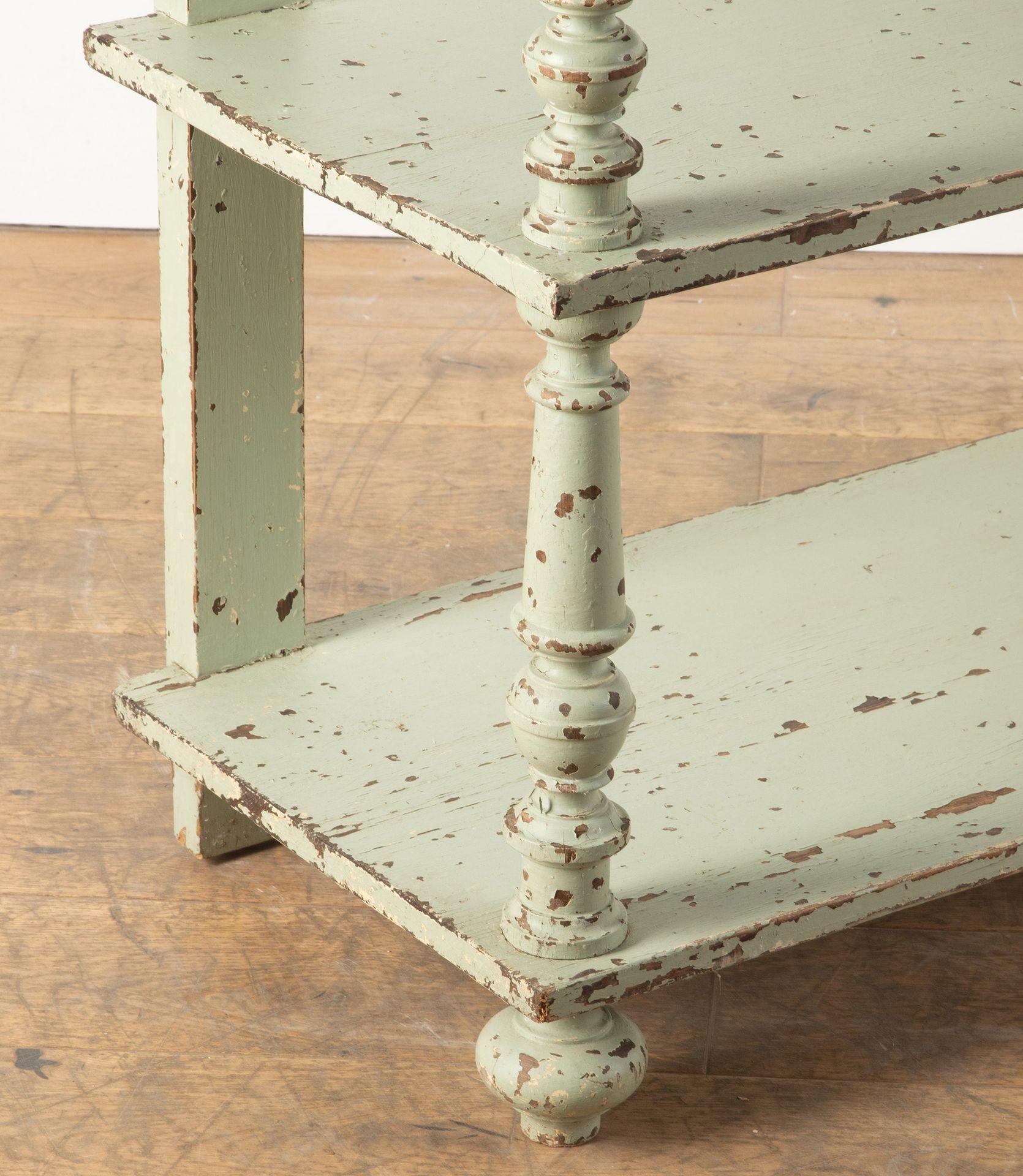 Set of 19th Century English Painted Shelves For Sale 2