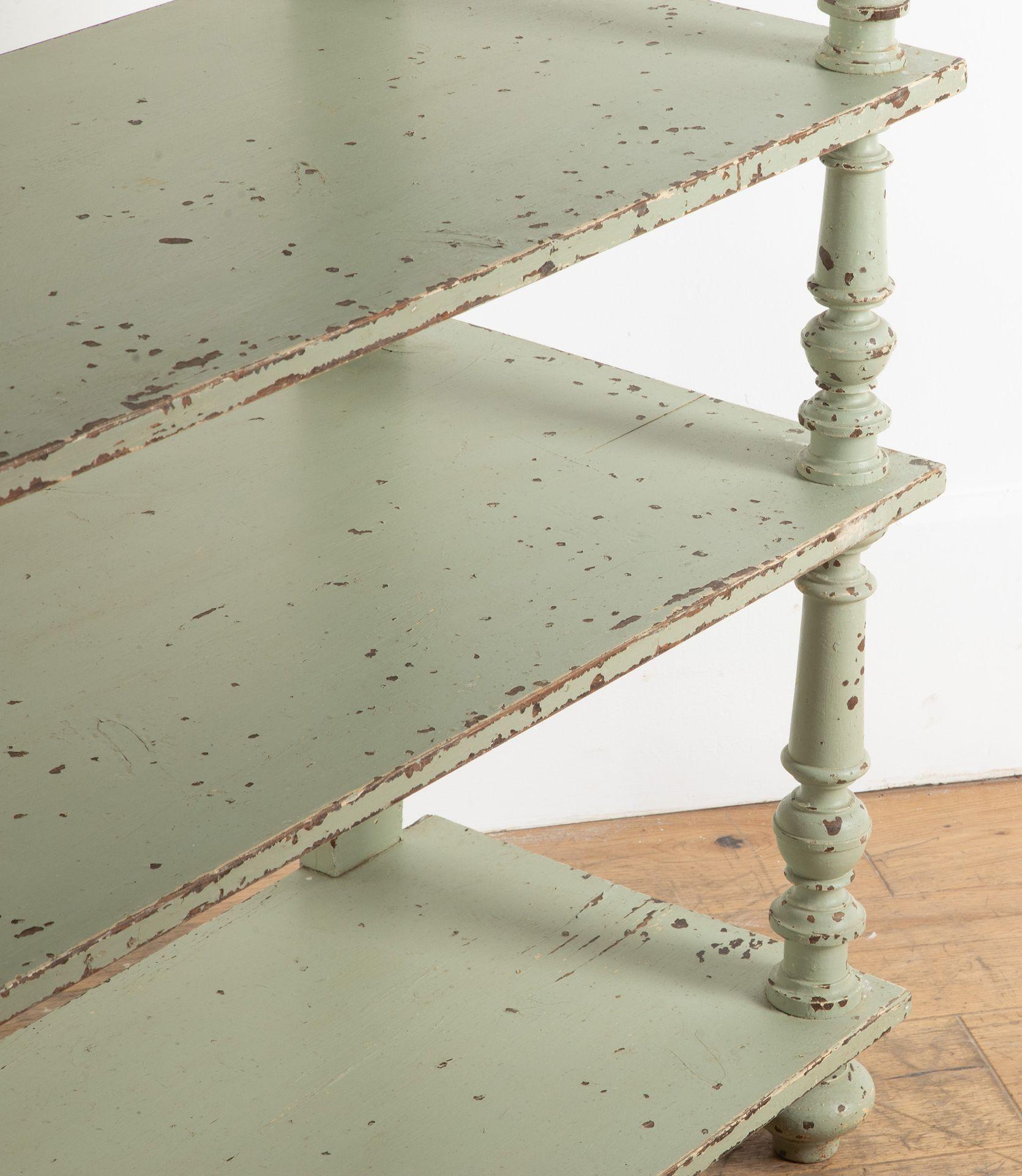 Set of 19th Century English Painted Shelves For Sale 3