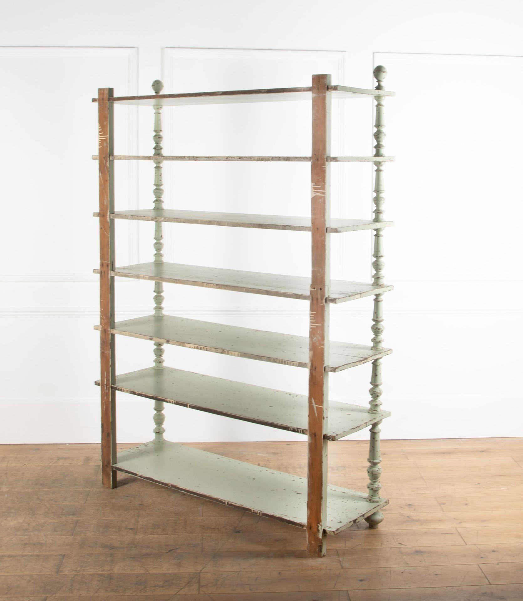 Set of 19th Century English Painted Shelves For Sale 4