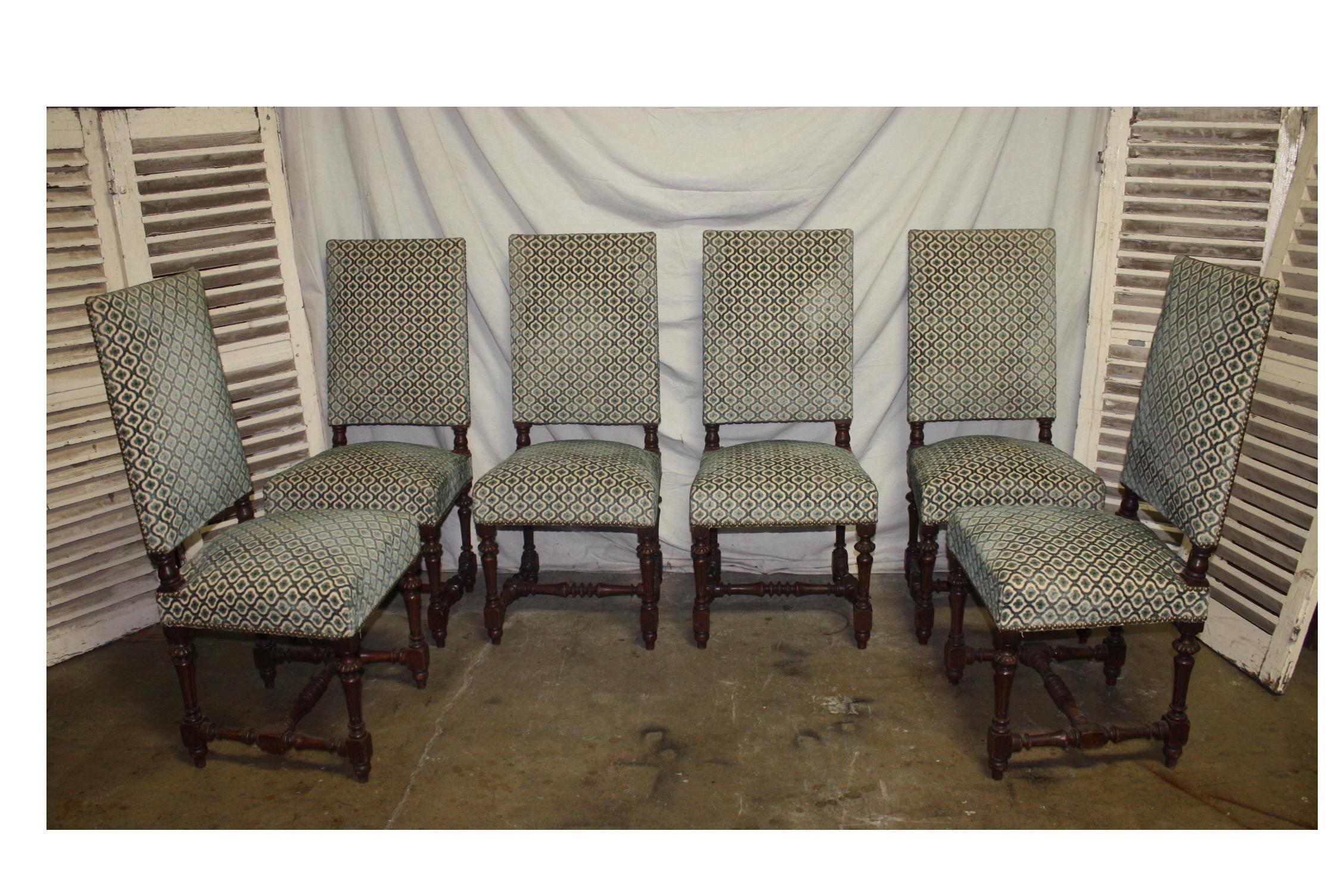 Set of 19th century French chairs.