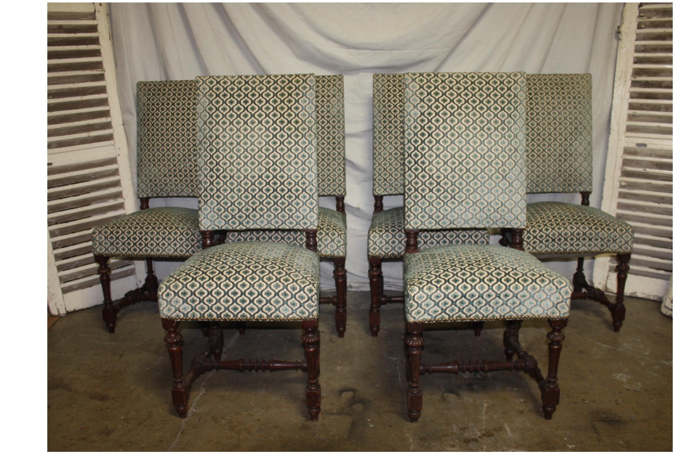 Louis XIV Set of 19th Century French Chairs