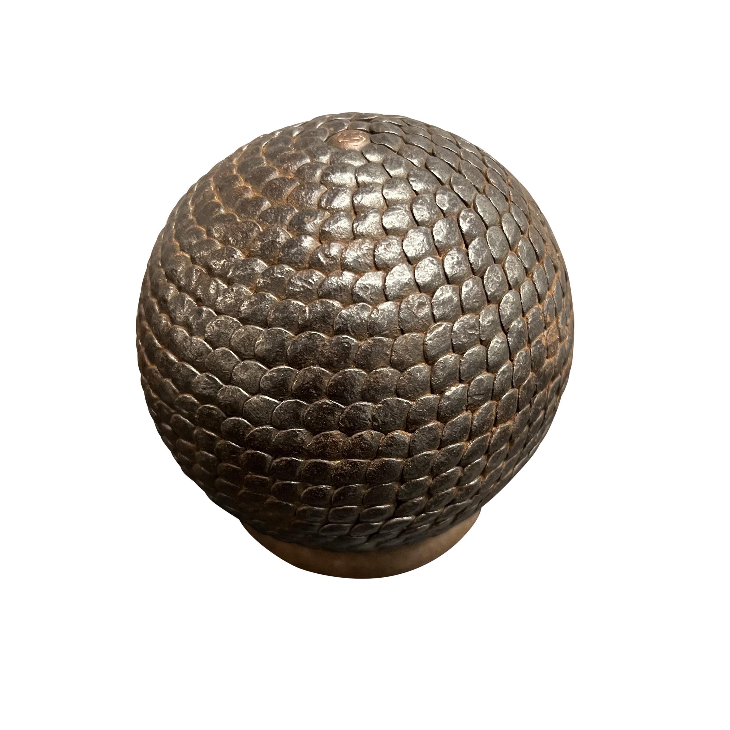Set französischer Ptanque-Boules aus dem 19. Jahrhundert (Französisch) im Angebot