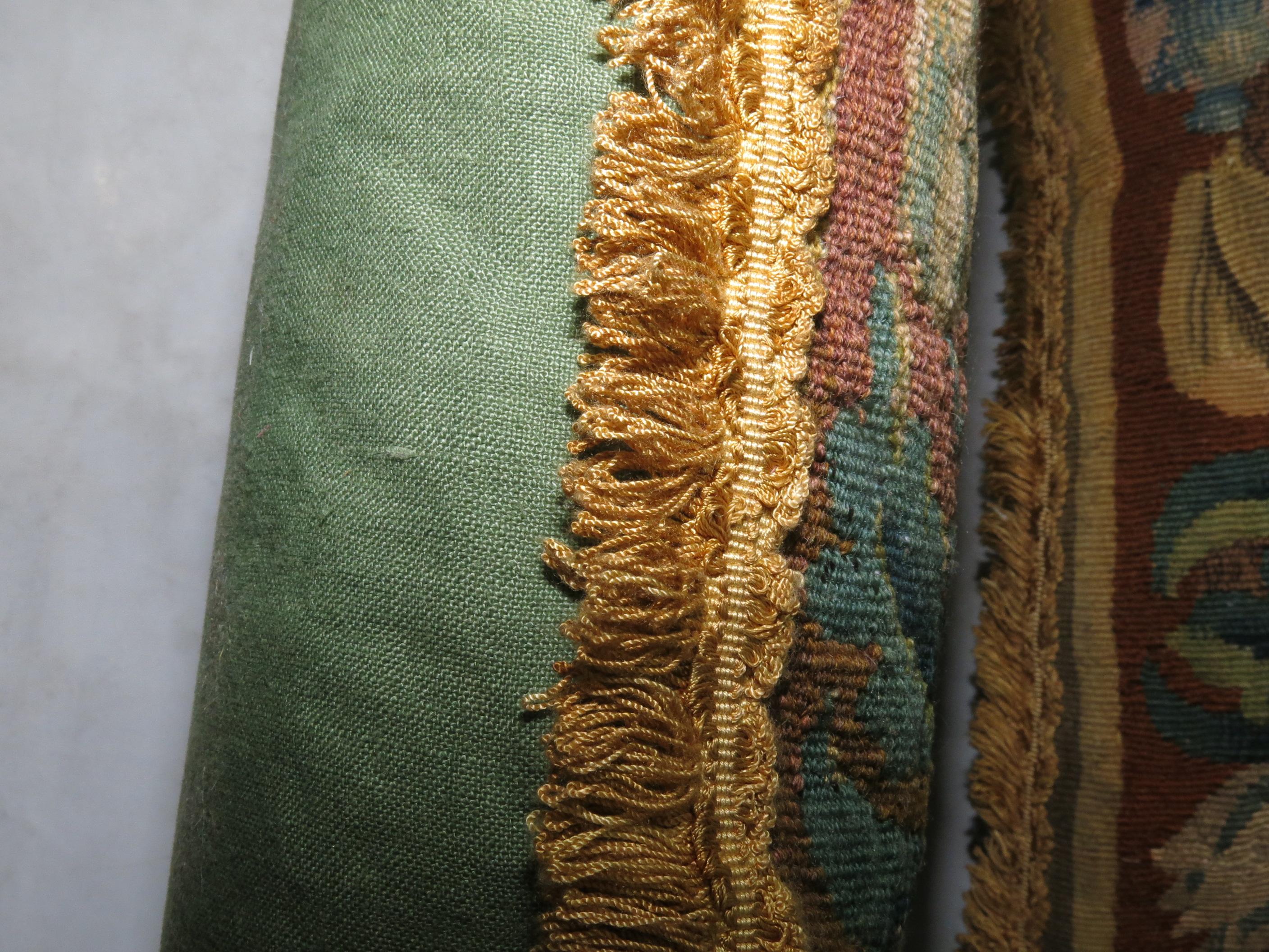 Set of 19th Century French Tapestry Pillows In Good Condition In New York, NY