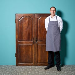 Set of 19th Century French Walnut Cupboard Doors