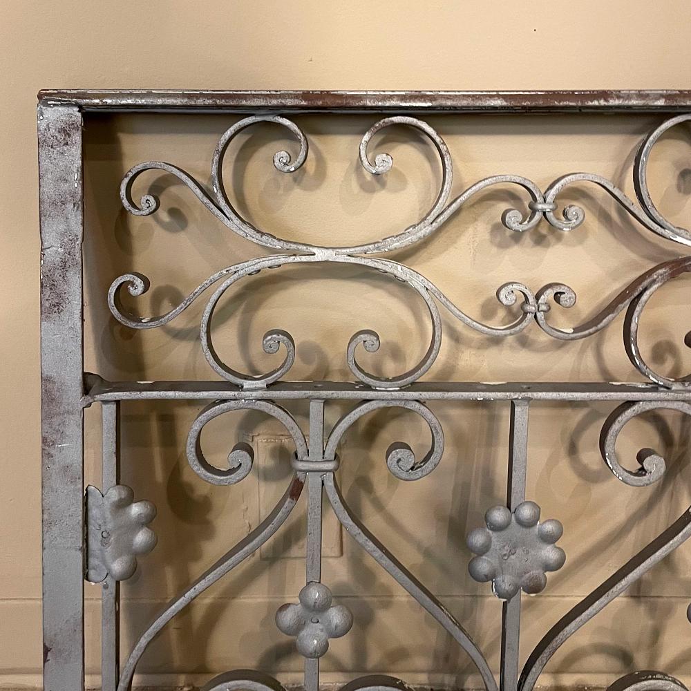 Set of 19th Century French Wrought Iron Balustrades, Window Guards For Sale 2