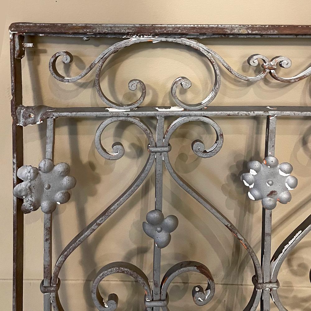 Set of 19th Century French Wrought Iron Balustrades, Window Guards For Sale 4