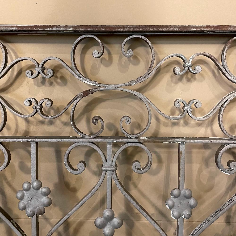Set of 19th Century French Wrought Iron Balustrades, Window Guards For Sale 1