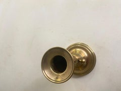 Set of 19th Century Gilt Bronze Candelabras Bronze Color France