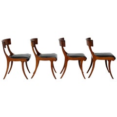 Set of 19th Century Klismos Dining Chairs 