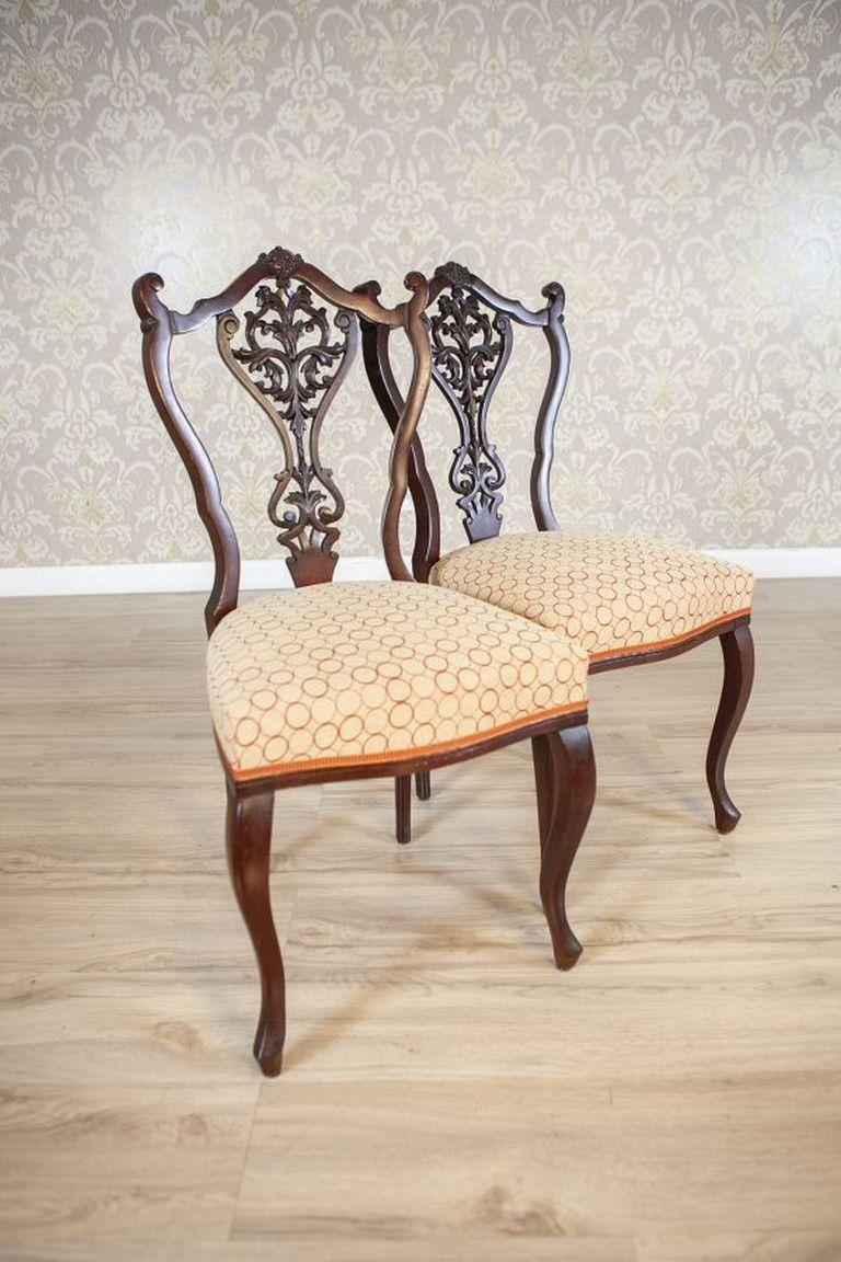 Ensemble de chaises en frêne Louis XV du XIXe siècle avec dossiers ajourés en vente 1
