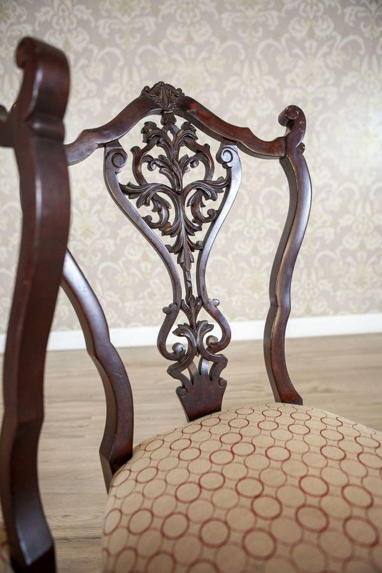 Ensemble de chaises en frêne Louis XV du XIXe siècle avec dossiers ajourés en vente 3