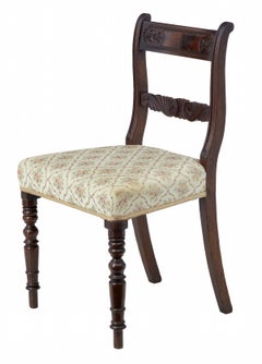 Set of 19th Century Regency Mahogany Dining Chairs