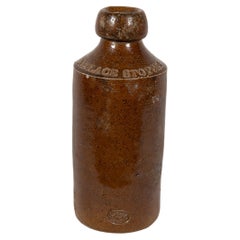 Conjunto de botellas de esmalte salino del siglo XIX