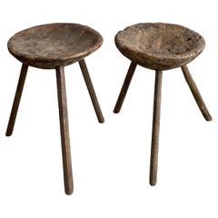 Set Of 19th Century Slovenian Tub Stools