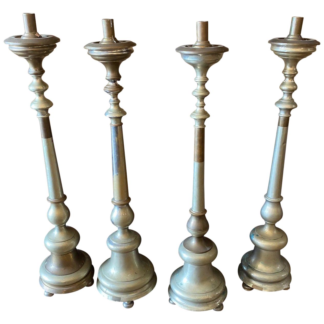 Set of 19th Century Spanish Candlesticks