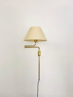 Set di 2 lampade da parete Lesan in ottone del 1970 di Florian Schulz