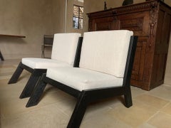 Set of 2 Cubist 1970s Lounge Chairs