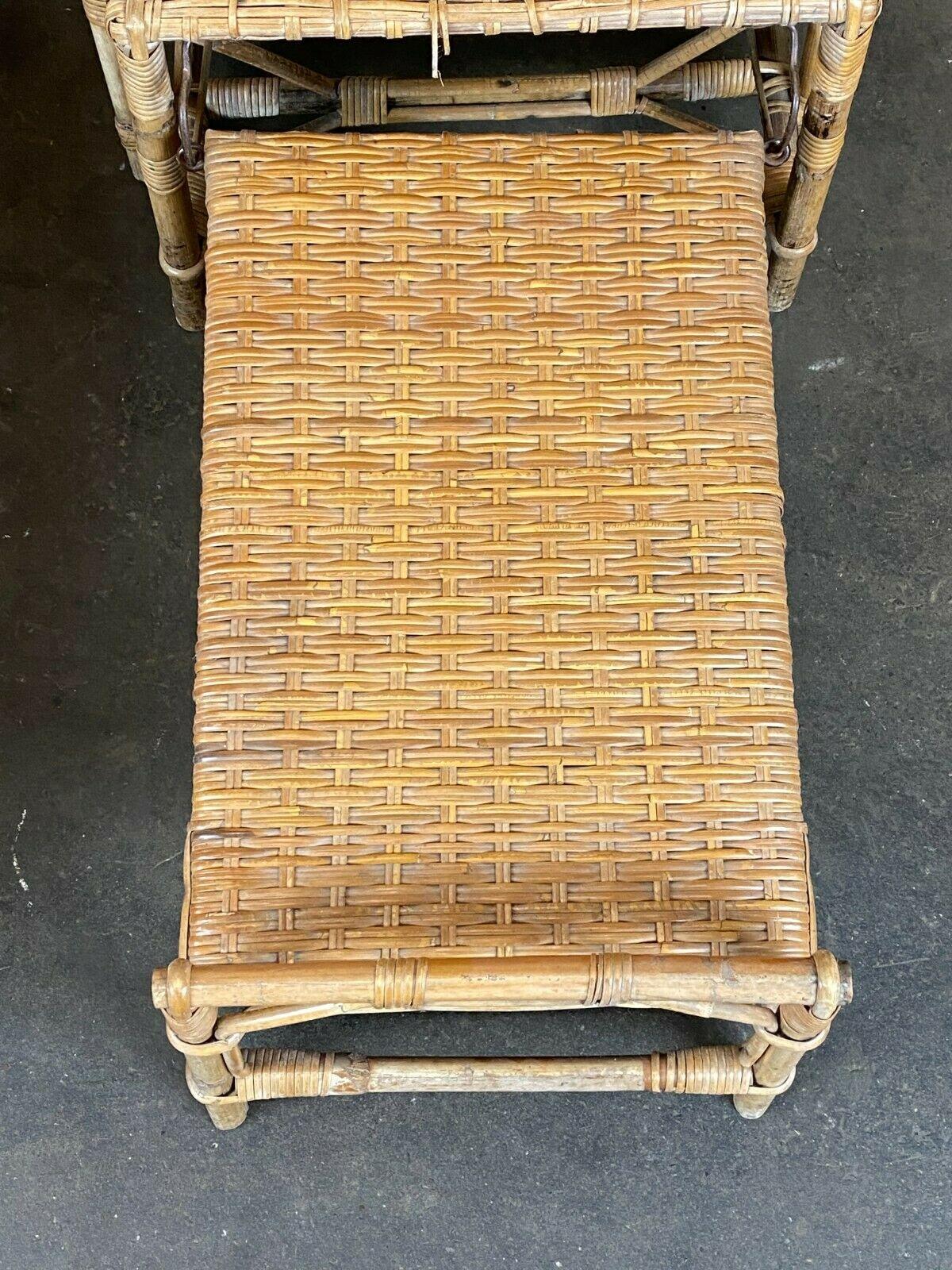 Set of 2 20s 30s Vintage Bauhaus Rattan Chair by Erich Dieckmann 1920s 1930s 6