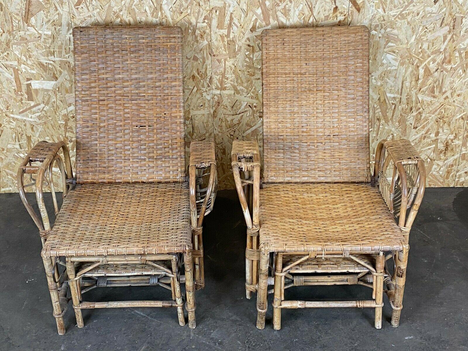 Europeo Set of 2 20s 30s Vintage Bauhaus Rattan Chair by Erich Dieckmann 1920s 1930s