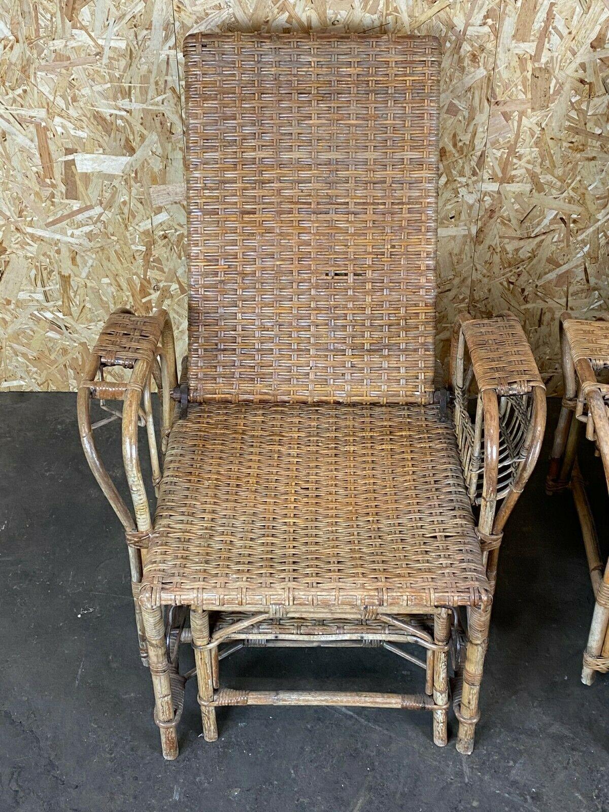 Set of 2 20s 30s Vintage Bauhaus Rattan Chair by Erich Dieckmann 1920s 1930s In condizioni discrete a Neuenkirchen, NI