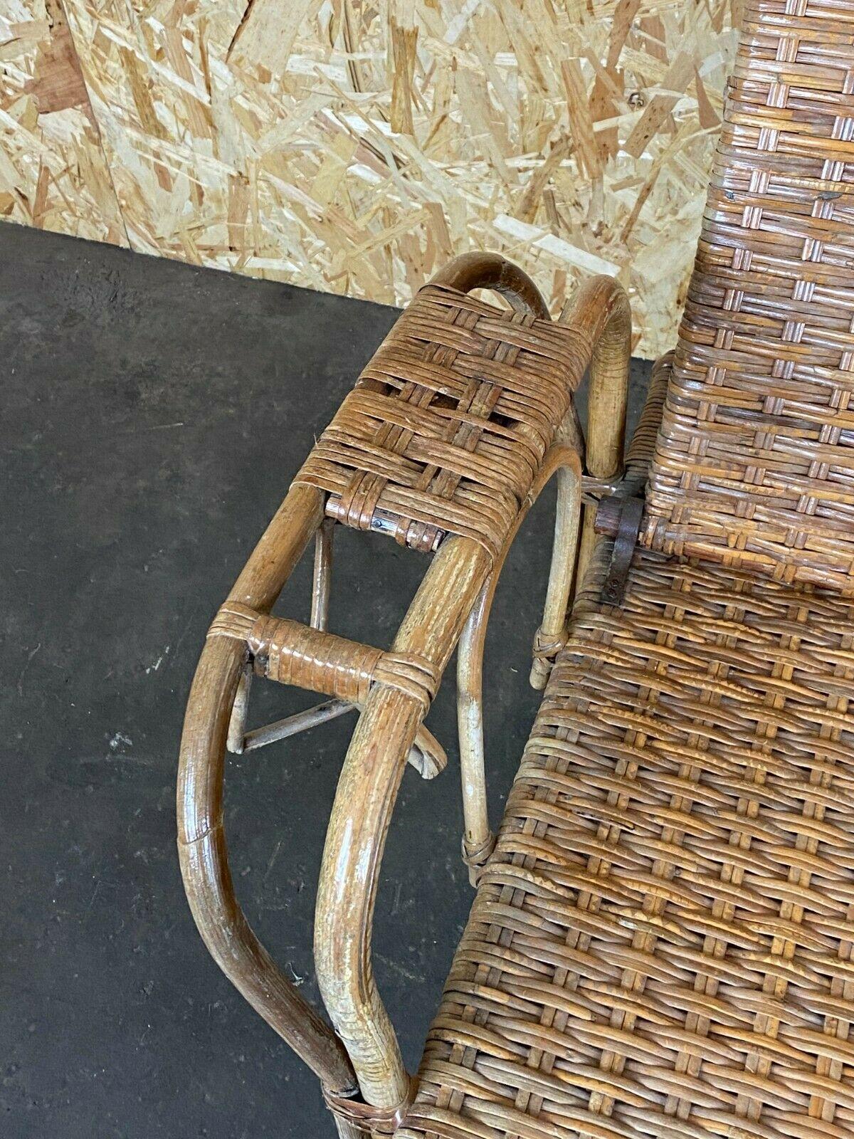 Set of 2 20s 30s Vintage Bauhaus Rattan Chair by Erich Dieckmann 1920s 1930s 1
