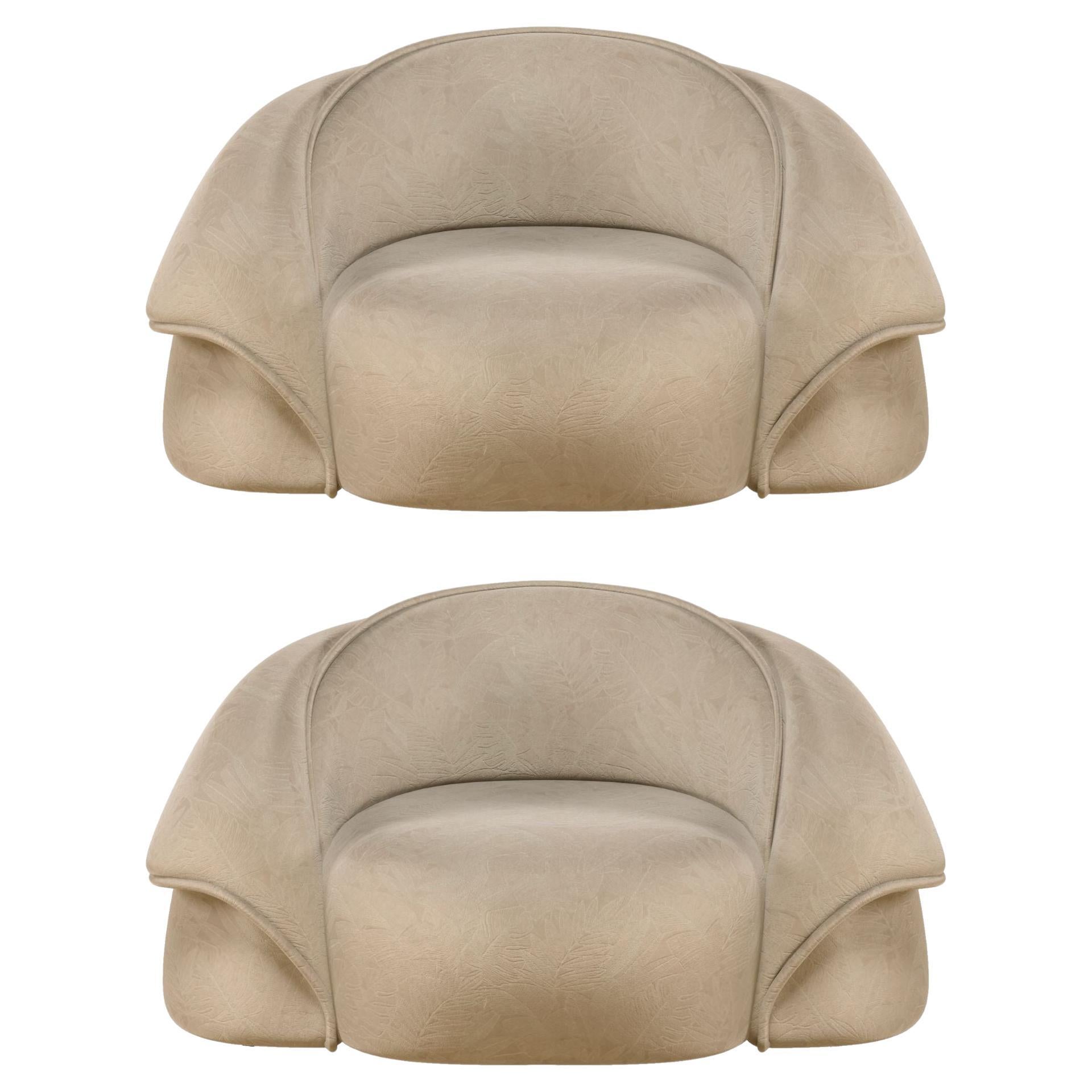 Juego de 2 Sillón Romy Siglo XXI Nobilis Latón Made in Portugal by Ottiu en venta