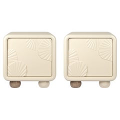 Set di 2 comodini 21st Mon Ooh in Wood Wood laccato di Malabar