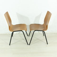 Set of 2 1960s Teak Chairs