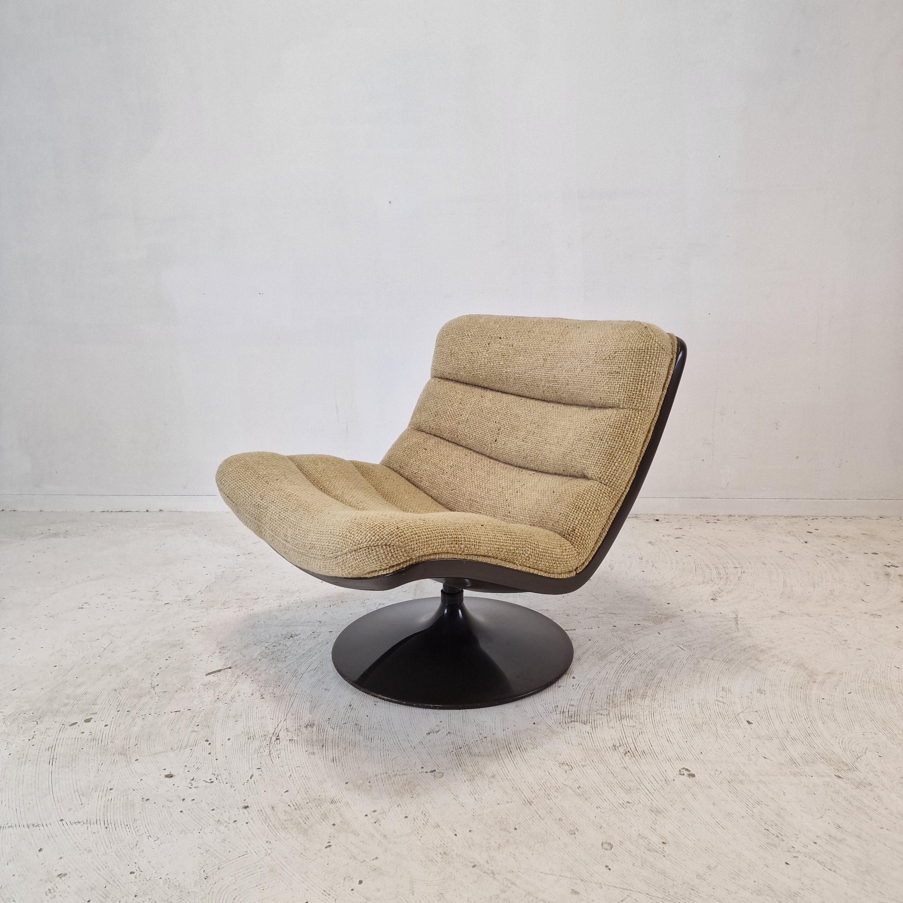Mid-Century Modern Set of 2 975 Lounge Chair by Geoffrey Harcourt for Artifort, 1970s For Sale