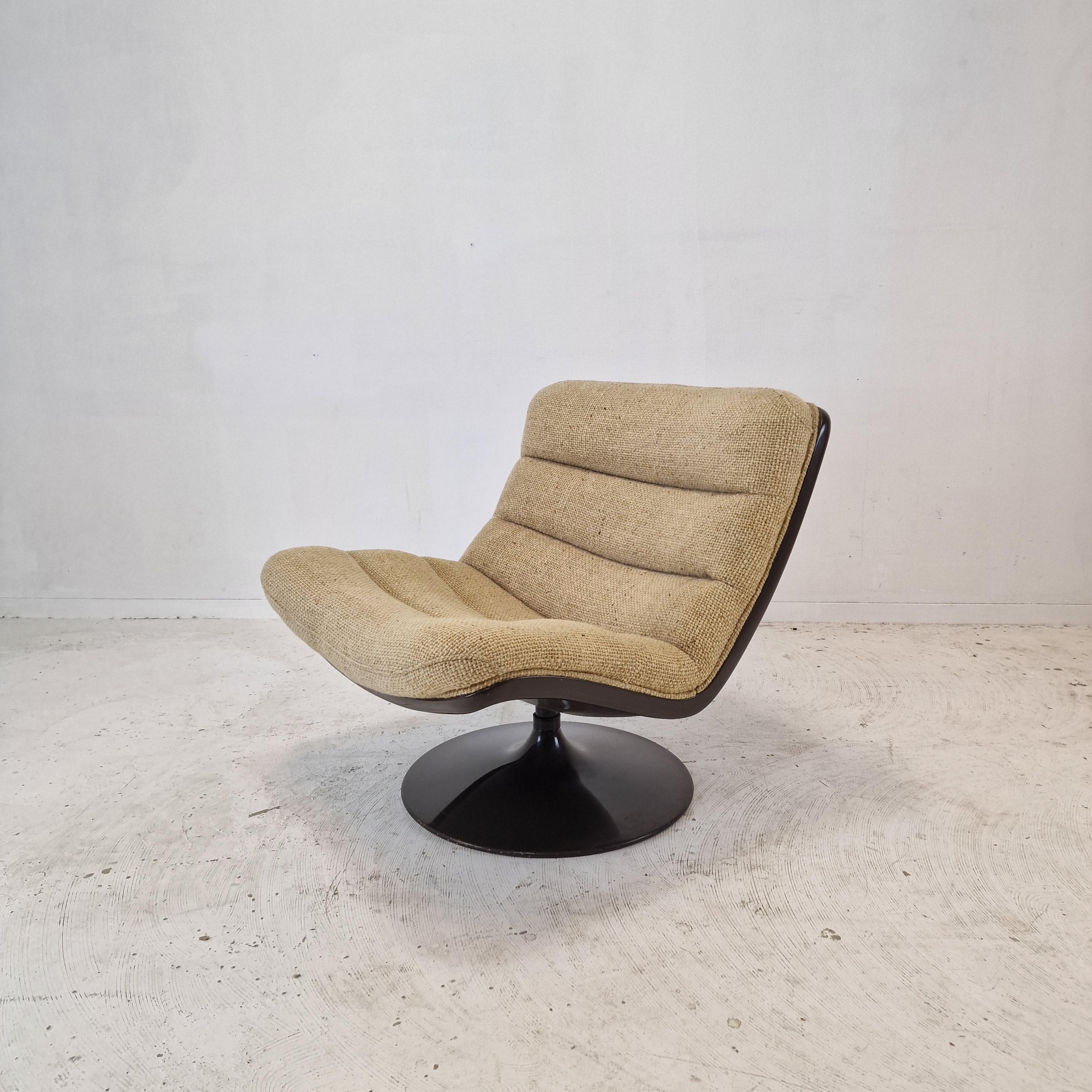 Mid-Century Modern Ensemble de 2 chaises longues 975 de Geoffrey Harcourt pour Artifort, 1970 en vente