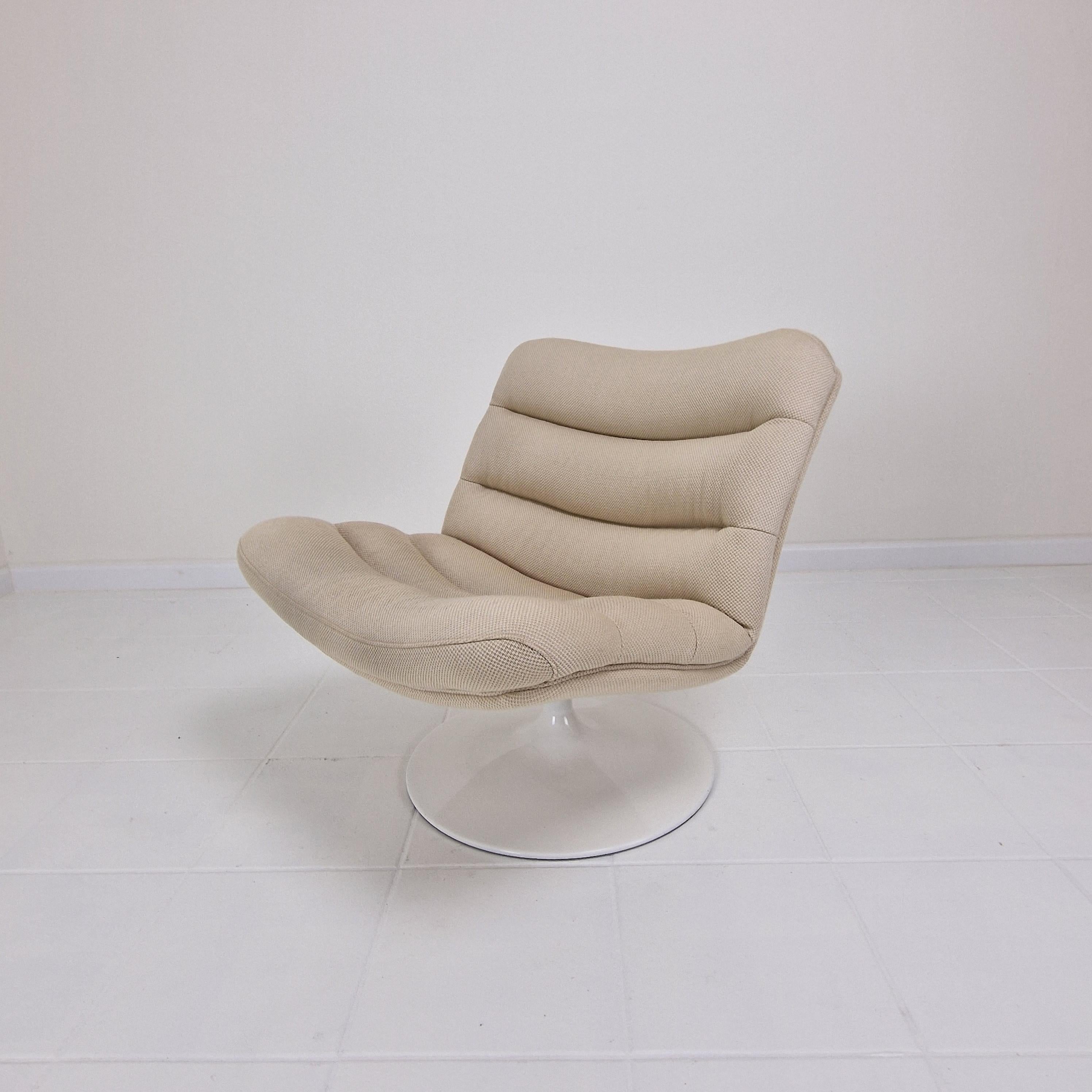 Mid-Century Modern Set of 2 975 Lounge Chairs by Geoffrey Harcourt for Artifort, 1970s For Sale