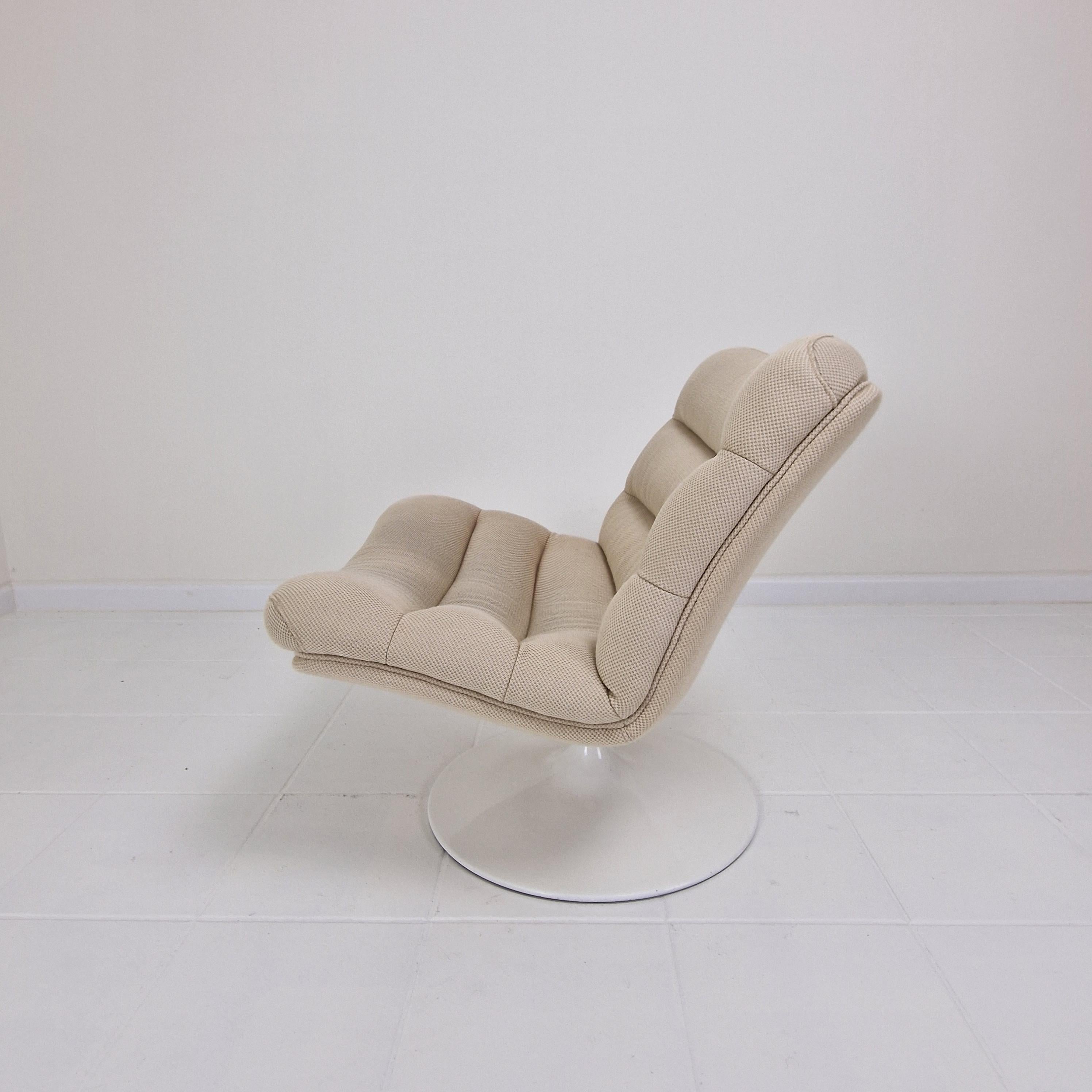 Metal Set of 2 975 Lounge Chairs by Geoffrey Harcourt for Artifort, 1970s For Sale