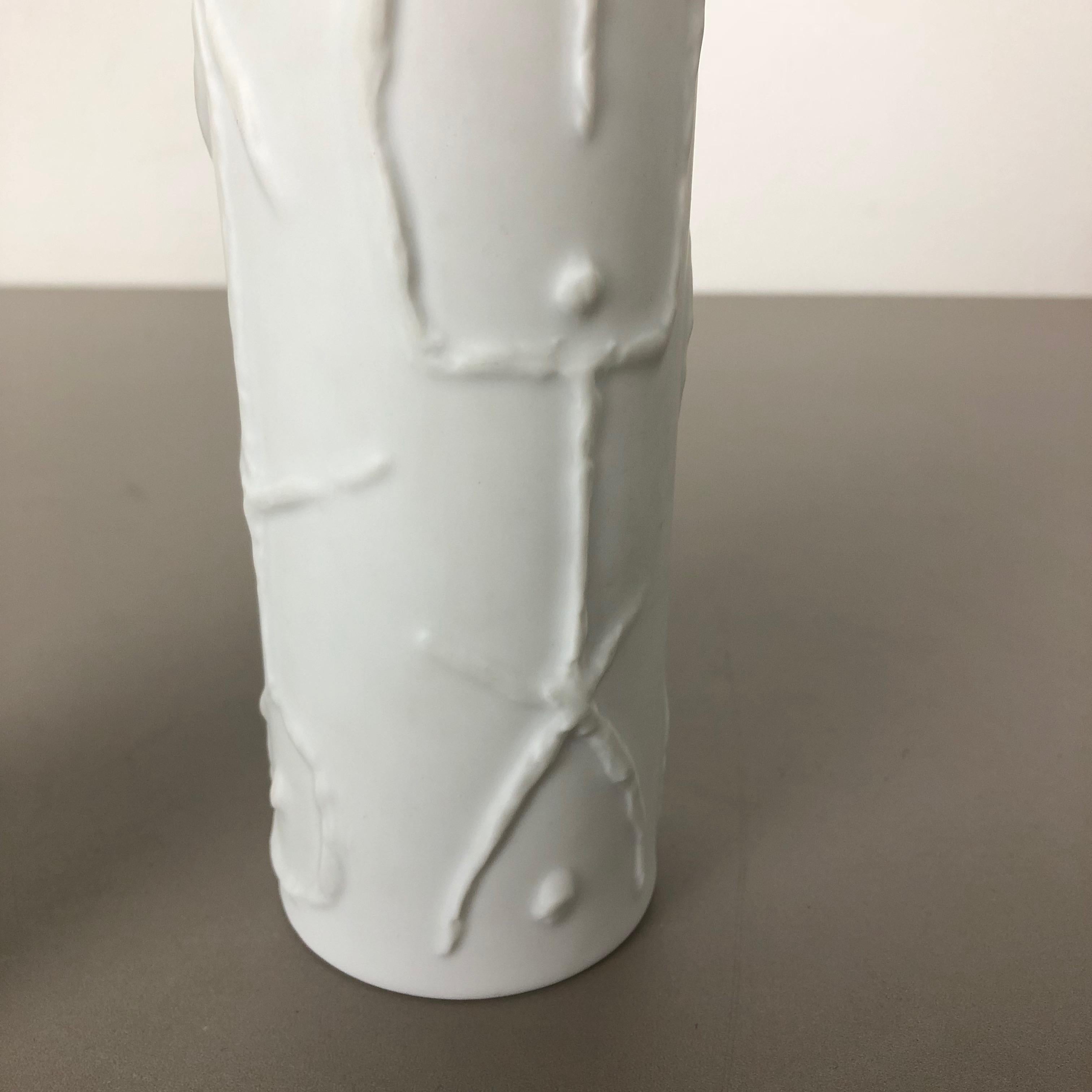 Set di 2 vasi astratti in porcellana di Cuno Fischer per Rosenthal, Germania, anni '80 in vendita 3