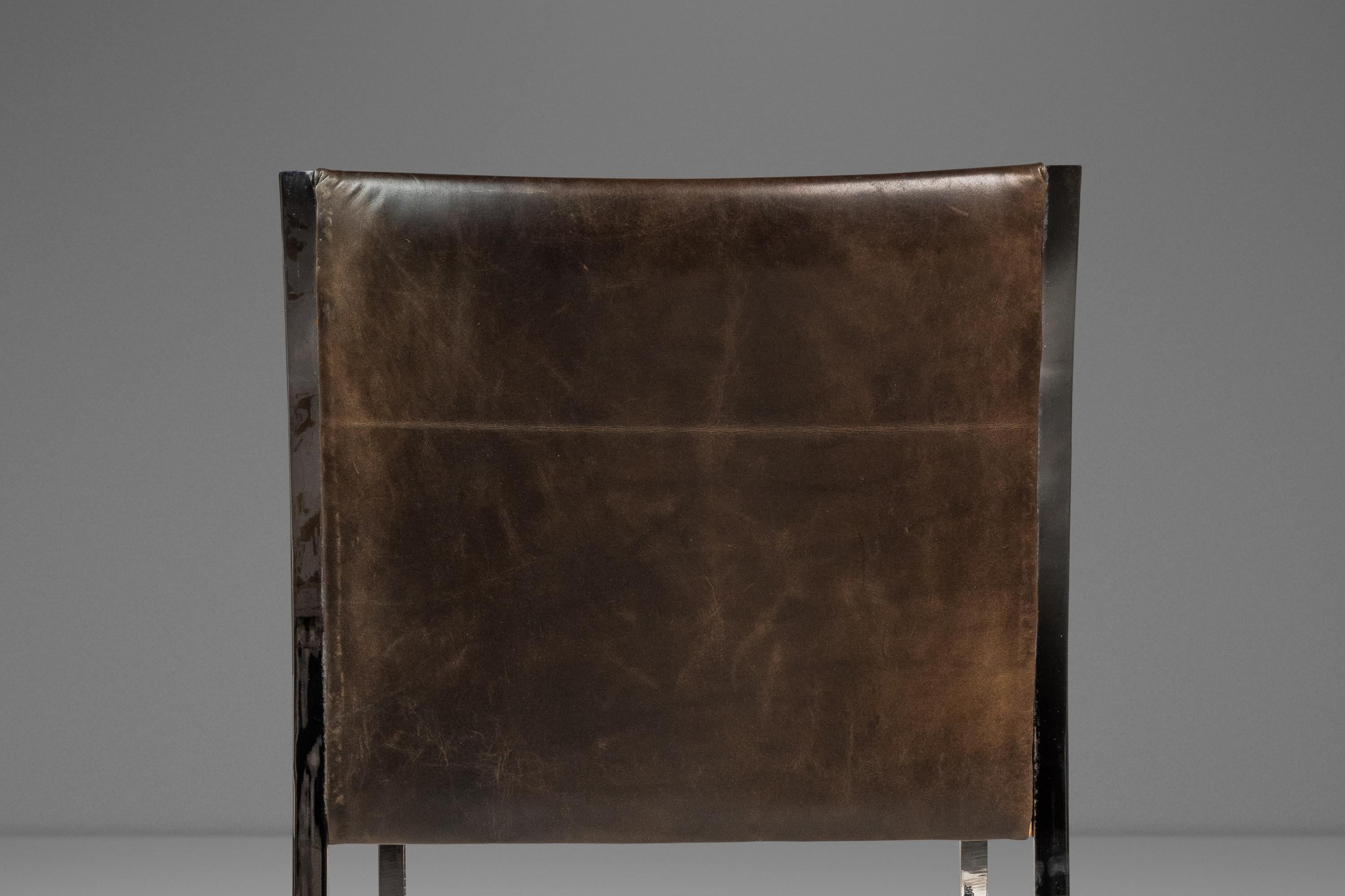 Set di 2 sedie da salotto in cromo di Bert England per Stow & Davis, USA, 1960 ca. in vendita 7