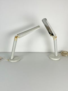 Set of 2 Adjustable Bedside Lamps, Made in Italy, 1970s