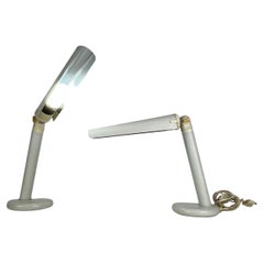 Set di 2 lampade da comodino regolabili, Made in Italy, anni '70