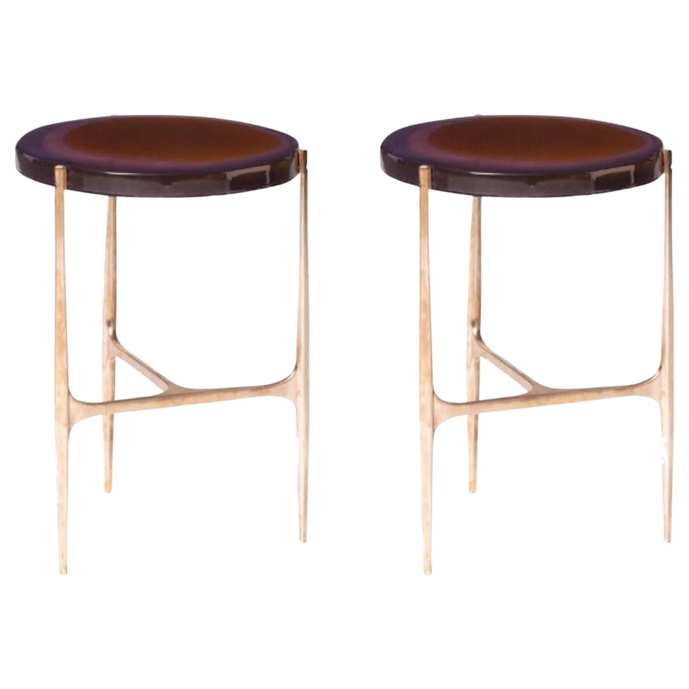 Set of 2 Agatha Coffee Tables by Draga & Aurel