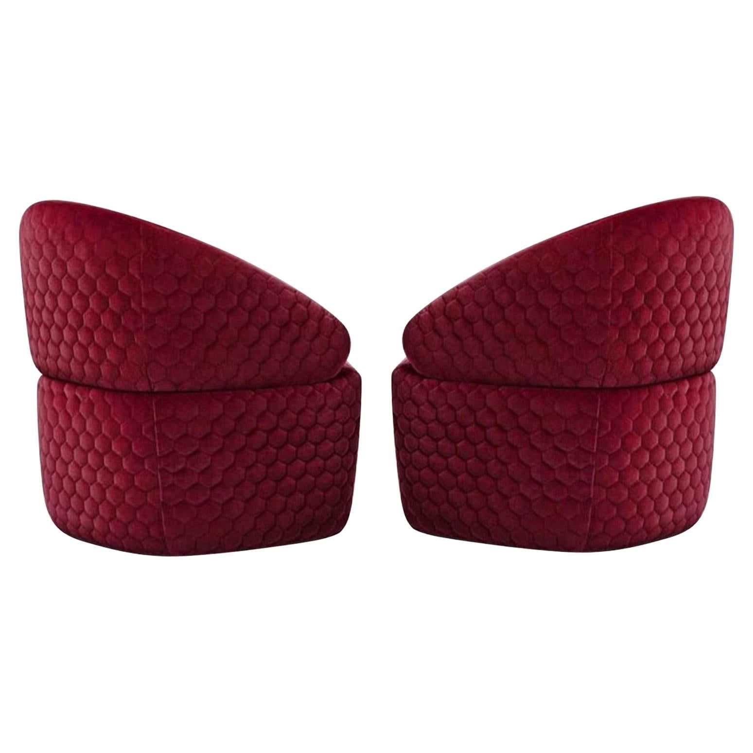 Set of 2 Agora Petit Chair by Pepe Albargues For Sale