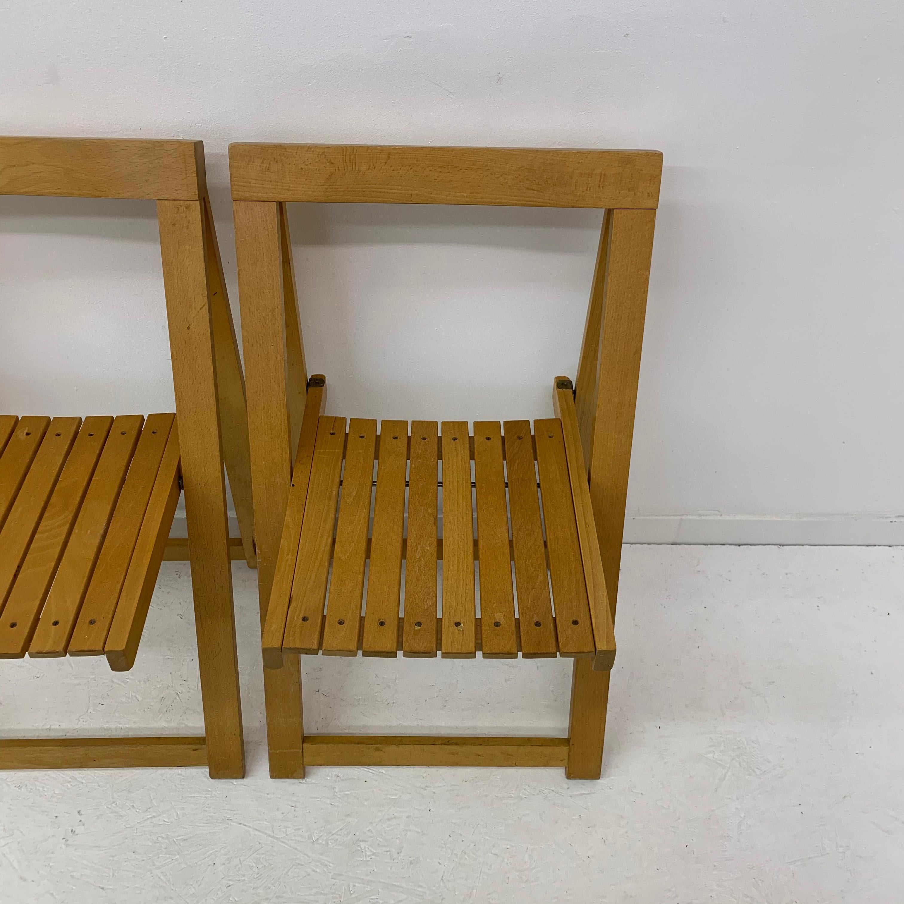 Set of 2 Aldo Jacober for Alberto Bazzani folding chairs, 1960’s For Sale 6