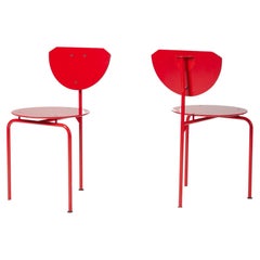 Set of 2 "Alien" chairs Carlo Forcolini