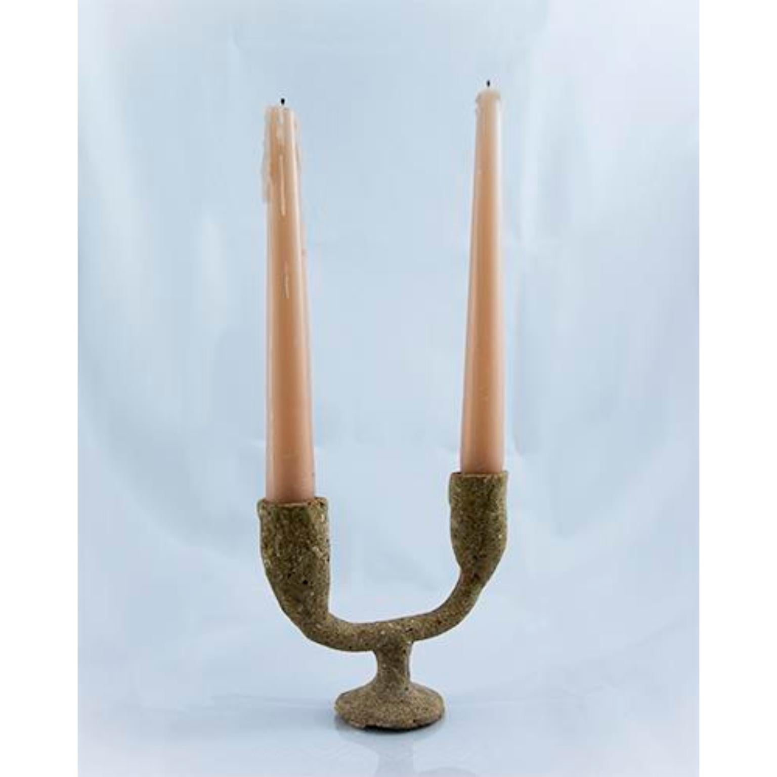 Set of 2 Alimenta candle holder by Riccardo Cenedella
Dimensions: D 9 x W 9 x H 15 cm
Materials: food waste based material

I am Riccardo Cenedella I graduated in Product Design from Politecnico di Torino in 2016 and straight after my graduation